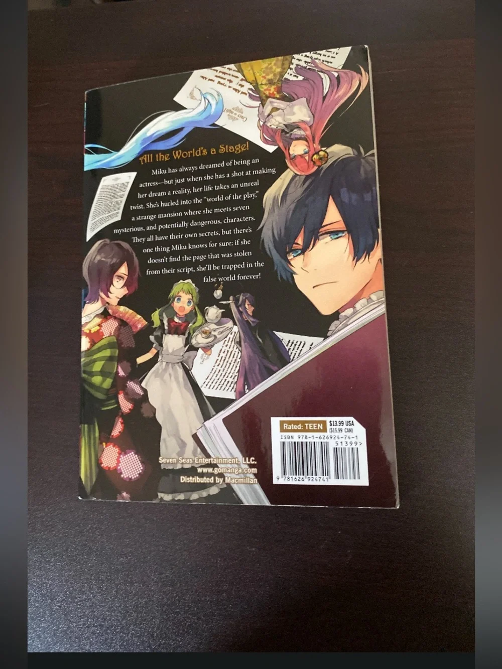 Hatsune Miku Bad End Night Volume 1 Manga - Black & Teal Cover